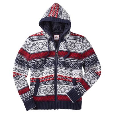 Joe Browns Multi coloured face the frost cardigan